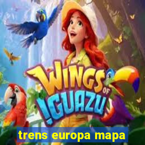 trens europa mapa